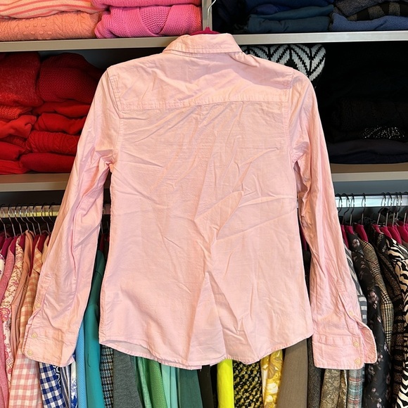 Merona pink 100% cotton long sleeve button down shirt size XS - Picture 3 of 3